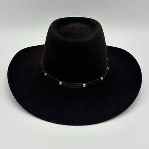Martina McBride Autographed Akubra Australia Outback Trading Brown Hat 56 VTG